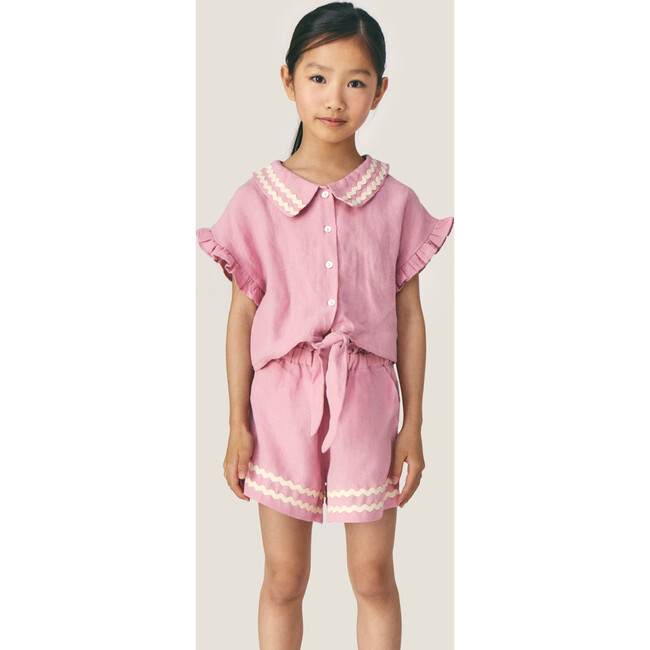 Mipounet SS26 Isaline Linen, Short (Pink)