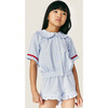 Mipounet SS26 Sylvie, Blouse (Blue) - Blouses - 2