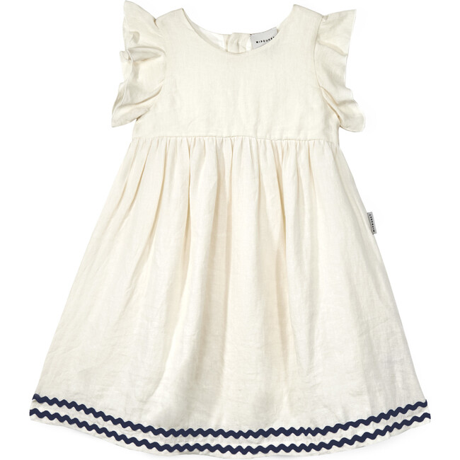 Mipounet SS26 Isaline Linen, Dress (Ecru)