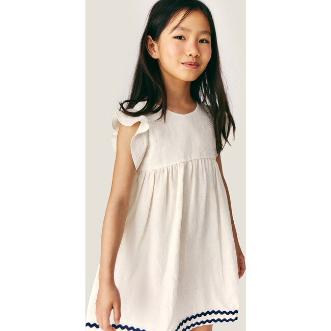 Mipounet SS26 Isaline Linen, Dress (Ecru) - Dresses - 3