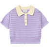 Mipounet SS26 Clémence, Polo (Lilac) - Polo Shirts - 1 - thumbnail