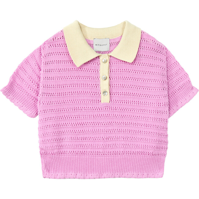 Mipounet SS26 Clémence, Polo (Pink)