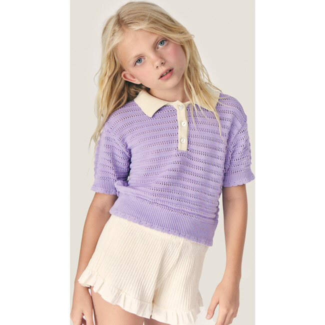 Mipounet SS26 Clémence, Polo (Lilac)