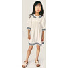 Mipounet SS26 Isaline Linen Collared, Dress (Ecru) - Dresses - 3
