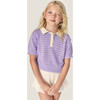 Mipounet SS26 Clémence, Polo (Lilac) - Polo Shirts - 3