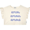 Mipounet SS26 Amour, T-shirt (Ecru) - T-Shirts - 1 - thumbnail