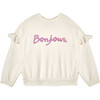 Mipounet SS26 Bonjour, Sweatshirt (Ecru) - Sweatshirts - 1 - thumbnail