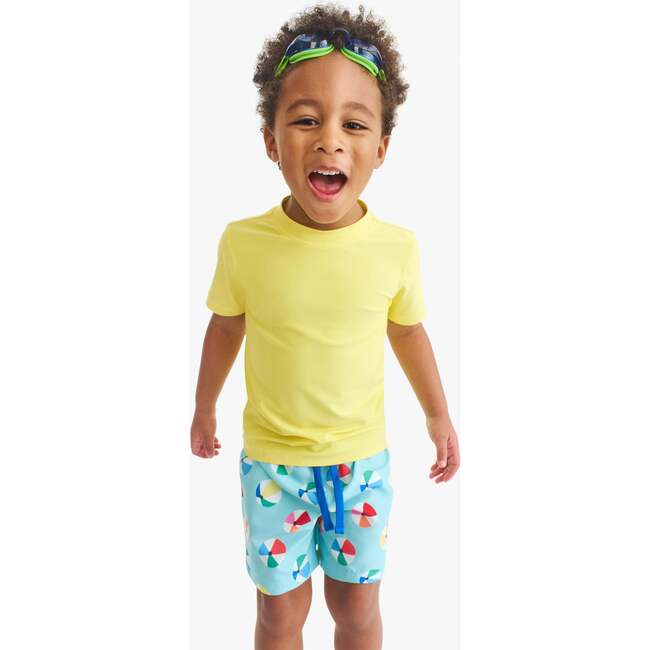 Kids Swim Trunk In Beach Balls, Mist Beach Balls - Swim Trunks - 3