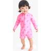 Baby One-Piece Rash Guard In Beach Balls, Mist Beach Balls - Rash Guards - 2