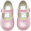 Emma British Pre-Walker Baby Shoe - Pink Glitter - Mary Janes - 1 - thumbnail