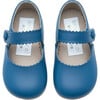 Emma British Pre-Walker Baby Shoe - Cornflower Blue - Mary Janes - 1 - thumbnail
