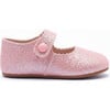 Emma British Pre-Walker Baby Shoe - Pink Glitter - Mary Janes - 2 - thumbnail