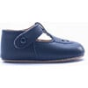Robin British Pre-Walker Baby Shoe - So Navy - T-Straps - 2 - thumbnail