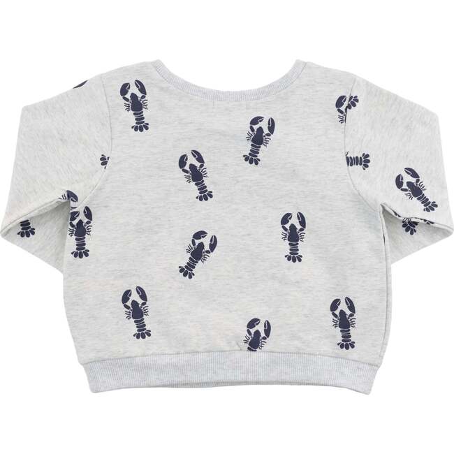 Lobsters Print Brooklyn Boxy, Heather Gray