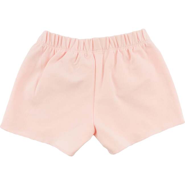 Strawberry Applique Charlie Roll-Edge Shorts, Pale Pink - Shorts - 3