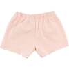 Strawberry Applique Charlie Roll-Edge Shorts, Pale Pink - Shorts - 3