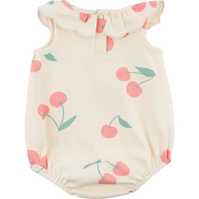Cherries Print Bella Bubble, Milk - Onesies - 5