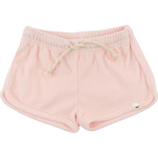 Lottie Terry Shorter Track Short, Pale Pink