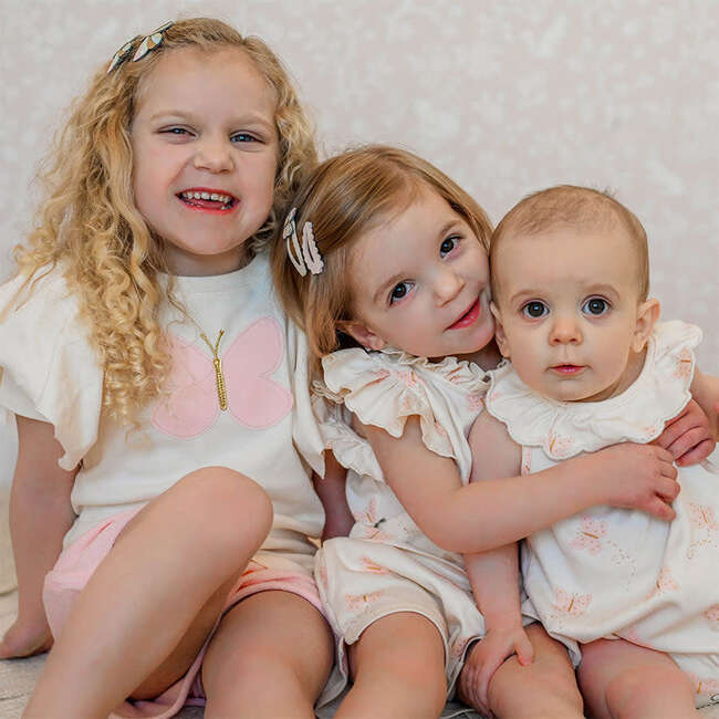 Lottie Terry Shorter Track Short, Pale Pink