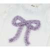 Lavender Ruffle Bow Rebekah Tank, Oyster - Tank Tops - 4