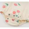 Cherries Print Bella Bubble, Milk - Onesies - 6