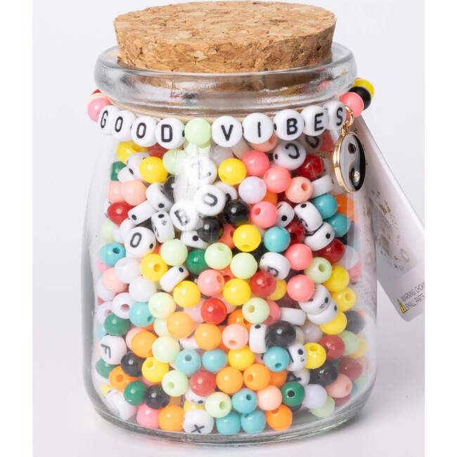 Good Vibes Yin Yang Charm DIY Letter Bead Jar