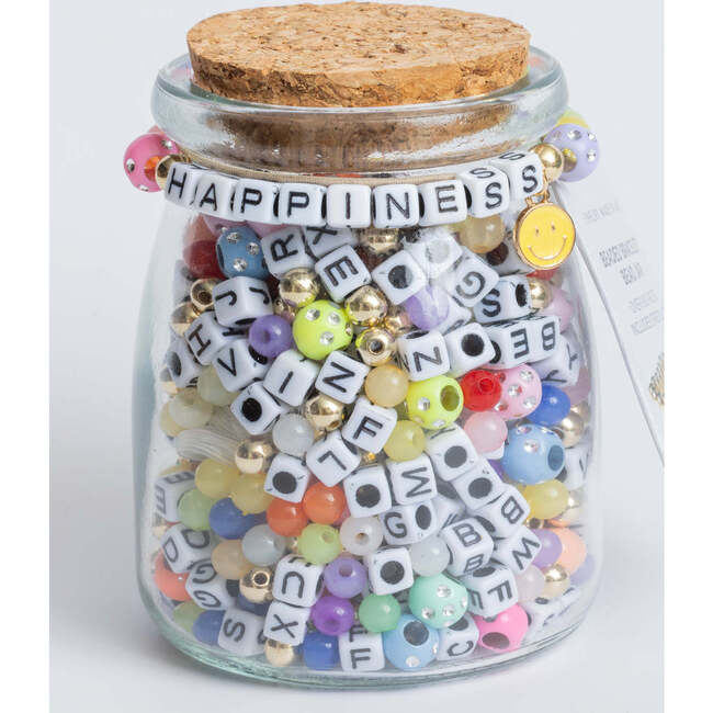 Happiness Smiley Face Block Letter DIY Bead Kit