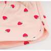 Mini Strawberries Print Lottie Shorts, Pale Pink - Shorts - 7