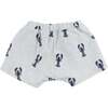 Lobsters Print Jamie Shorts, Heather Gray - Shorts - 2