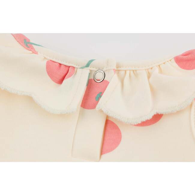 Cherries Print Bella Bubble, Milk - Onesies - 8