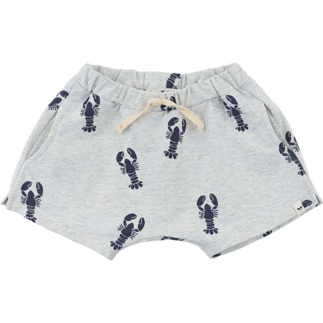Lobsters Print Jamie Shorts, Heather Gray - Shorts - 4