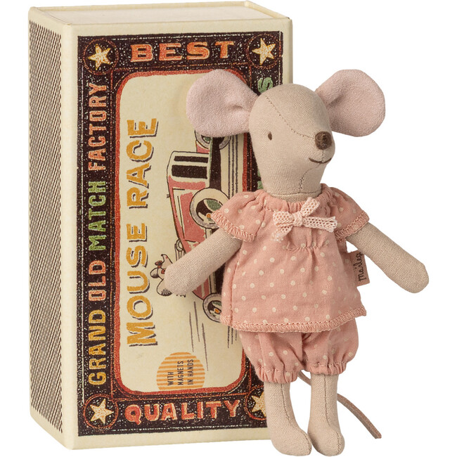Big sister mouse in matchbox - Dolls - 3