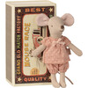 Big sister mouse in matchbox - Dolls - 3