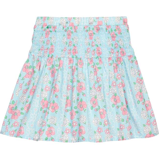 Shirred Circle Skirt, Meadow Marguerite Floral