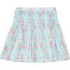 Shirred Circle Skirt, Meadow Marguerite Floral - Skirts - 1 - thumbnail