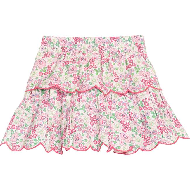 Two Tiered Skort, Pink Bloomsbury Blossoms