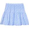 Sally Skort, Periwinkle Block Print - Skirts - 1 - thumbnail