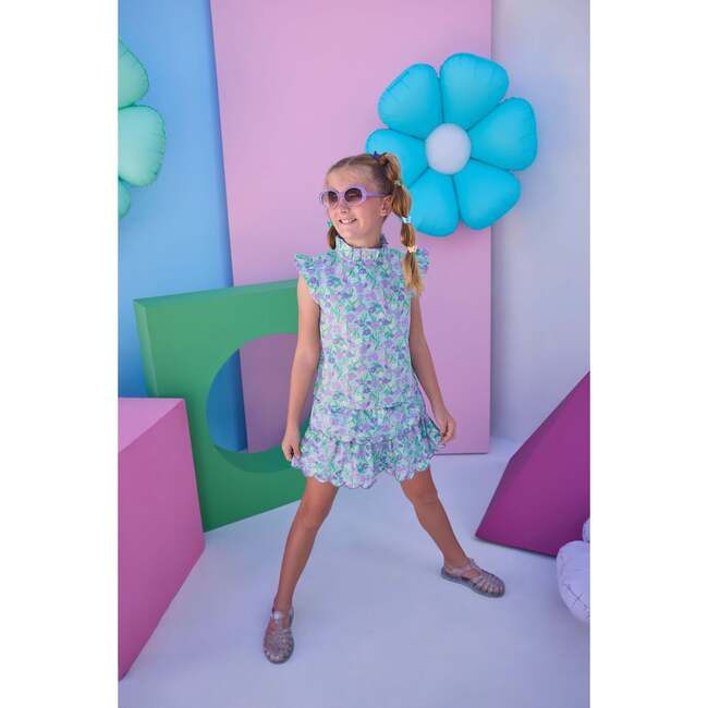 Two Tiered Skort, Tillies Tulips - Skirts - 3