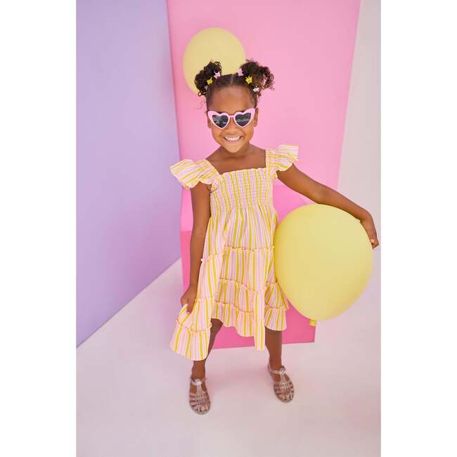Twirl Dress, Buttercup Seersucker - Dresses - 3