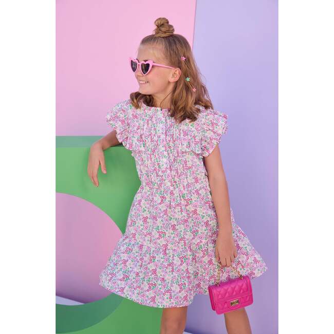 Rodeo Dress, Pink Bloomsbury Blossoms