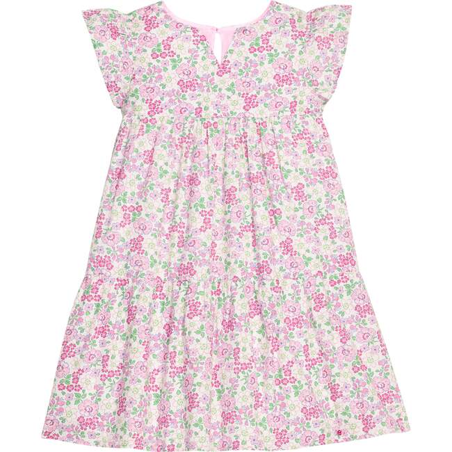 Positano Dress, Pink Bloomsbury Blossoms
