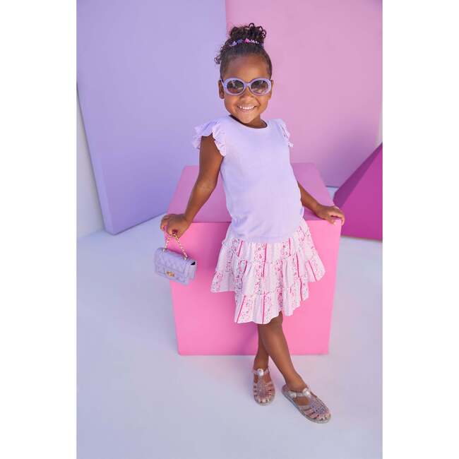 Natalie Skort, Sconset Floral Stripe