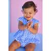 Positano Bubble, Periwinkle Block Print - Onesies - 2