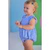 Positano Bubble, Periwinkle Block Print - Onesies - 3