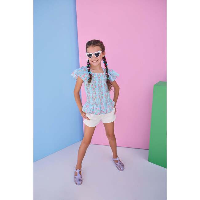 India Top, Meadow Marguerite Floral - Blouses - 3