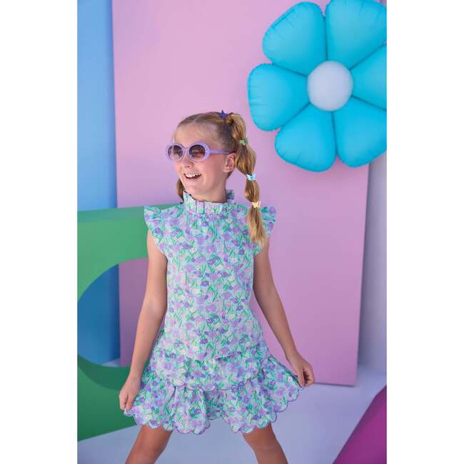 Angel Sleeve Tinsley Top, Tillies Tulips