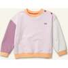 Lilac Colorblock Sweatshirt - Sweatshirts - 1 - thumbnail