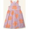 Flower Gingham Tank Dress - Dresses - 1 - thumbnail