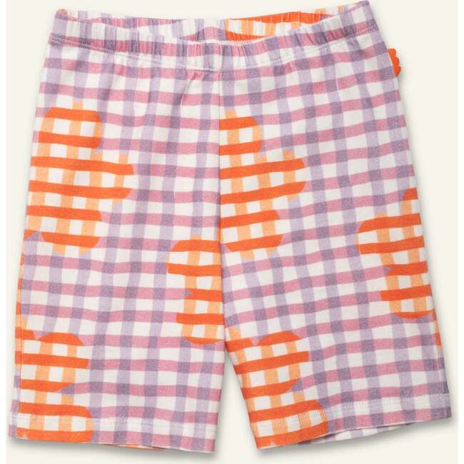 Flower Gingham Bike Short
