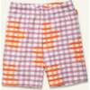 Flower Gingham Bike Short - Shorts - 1 - thumbnail